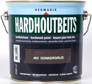 Hardhoutbeits 463 Donkergrijs 2500 ml