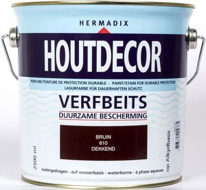 Houtdecor dekkend 610 bruin 2500 ml