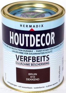 Houtdecor dekkend 610 bruin 750 ml