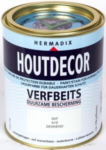 Houtdecor dekkend 619 wit 750 ml