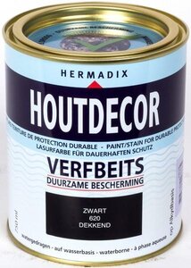 Houtdecor dekkend 620 zwart 750 ml