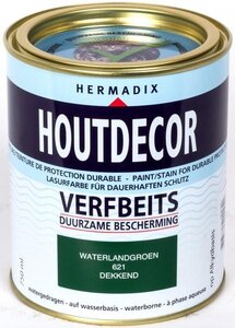 Houtdecor dekkend 621 waterland groen 750 ml