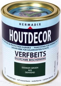 Houtdecor dekkend 623 donkergroen 750 ml