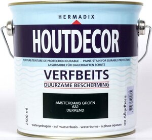 Houtdecor dekkend 632 amsterdams groen 2500 ml