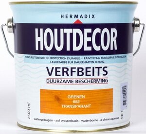 Houtdecor transparant 652 grenen 2500 ml