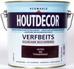 Houtdecor transparant 655 noten 2500 ml