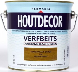 Houtdecor transparant 656 transparant groen 2500 ml