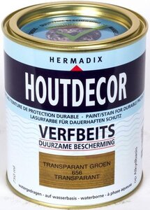 Houtdecor transparant 656 transparant groen 750 ml