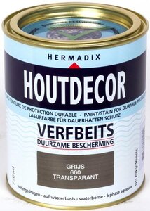 Houtdecor transparant 660 transparant grijs 750 ml