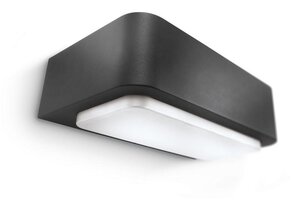 Philips Ecomoods Flowerbed Wandlamp - Antraciet