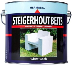 Steigerhoutbeits white wash 2500 ml