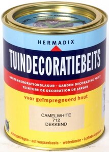 Tuindecoratiebeits dekkend 712 camelwhite 750 ml