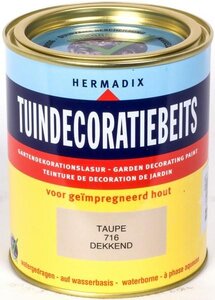 Tuindecoratiebeits dekkend 716 taupe 750 ml