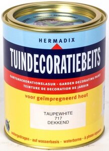 Tuindecoratiebeits dekkend 717 taupewhite 750 ml