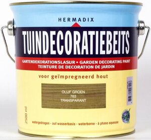 Tuindecoratiebeits transparant 763 olijf groen 2500 ml