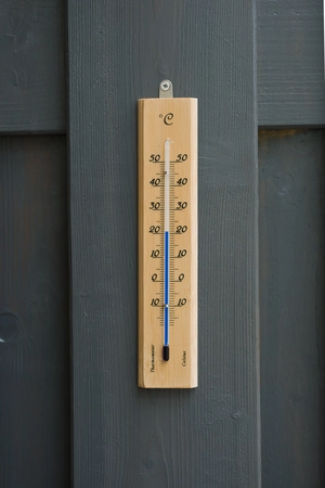 Muurthermometer Bamboe 19Cm - afbeelding 1