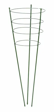 Plantensteunen H90Cm Met 4 Ringen - afbeelding 1