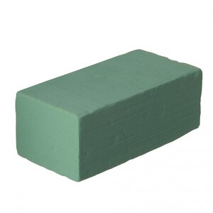 Steekschuim blok groen voor nat gebruik H7,5x20x10cm 20 stuks - afbeelding 1